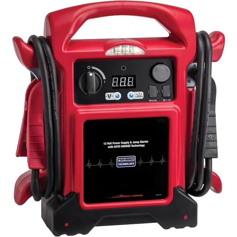 

Automotive Jump-N-Carry JNC770R 1700 Peak Amp Premium 12 Volt Jump Starter - Red