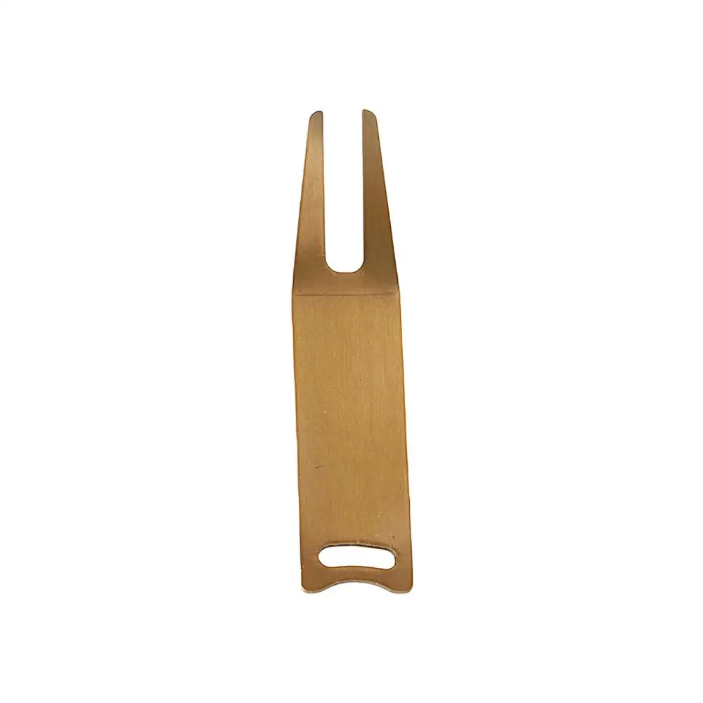 Durable Metal Golf Green Fork Bent Fixing Golf Pitch Fork Lawn Maintenance Anti-scratch Golf Sports