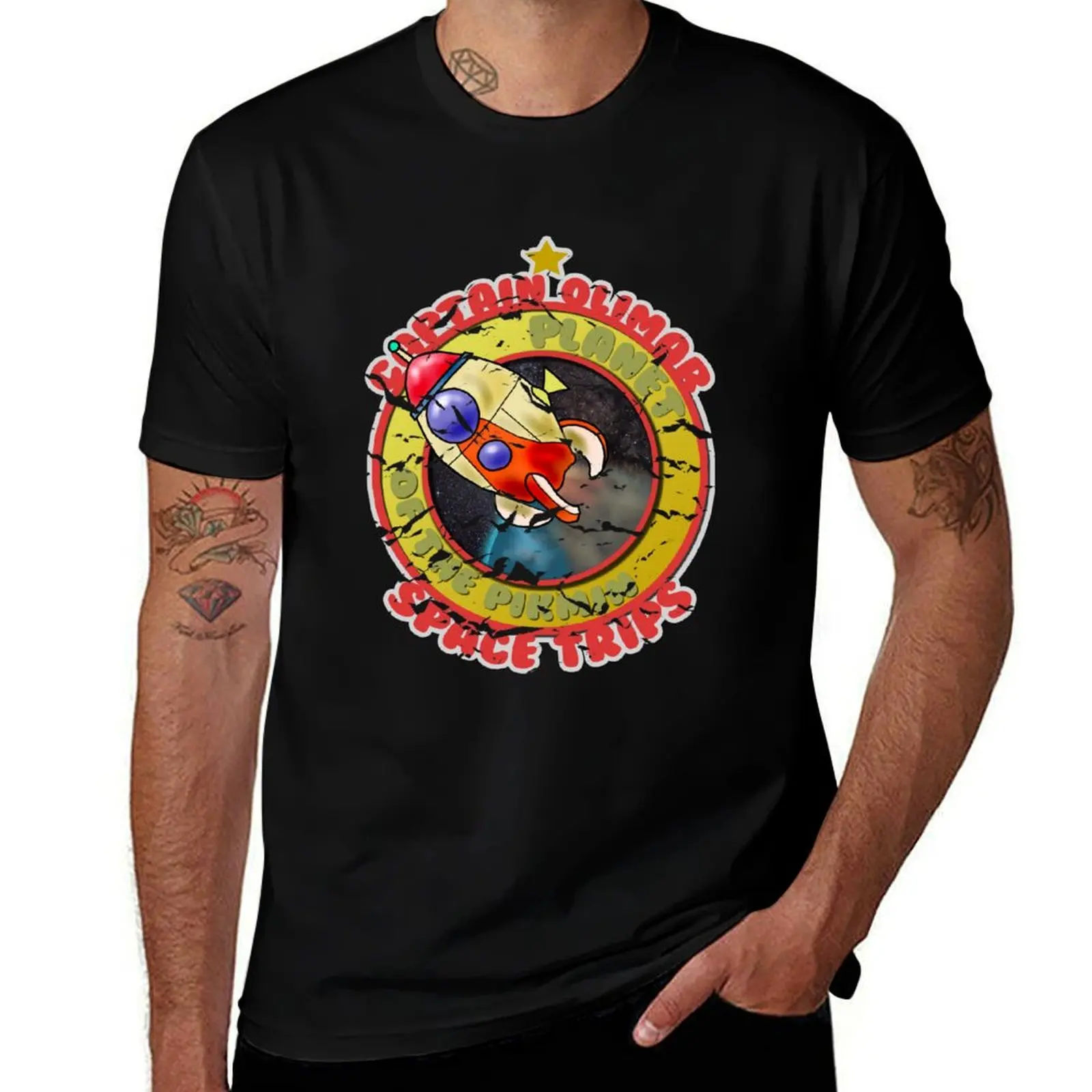 Pikmin Space Trips T-Shirt Trend Art Print T-Shirt