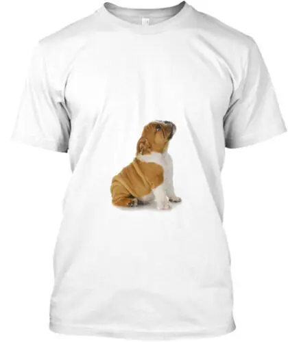 

Bulldog Love T-Shirt Made in the USA Size S to 5XL