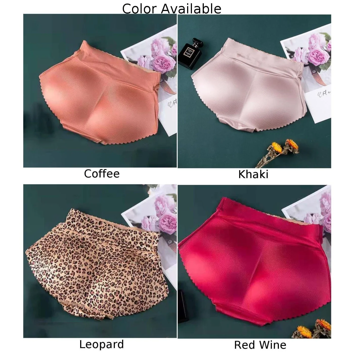 Shapewear celana dalam wanita, dalaman empuk pinggul dengan penambah pantat Push Up Shapewear untuk peningkatan bentuk belakang