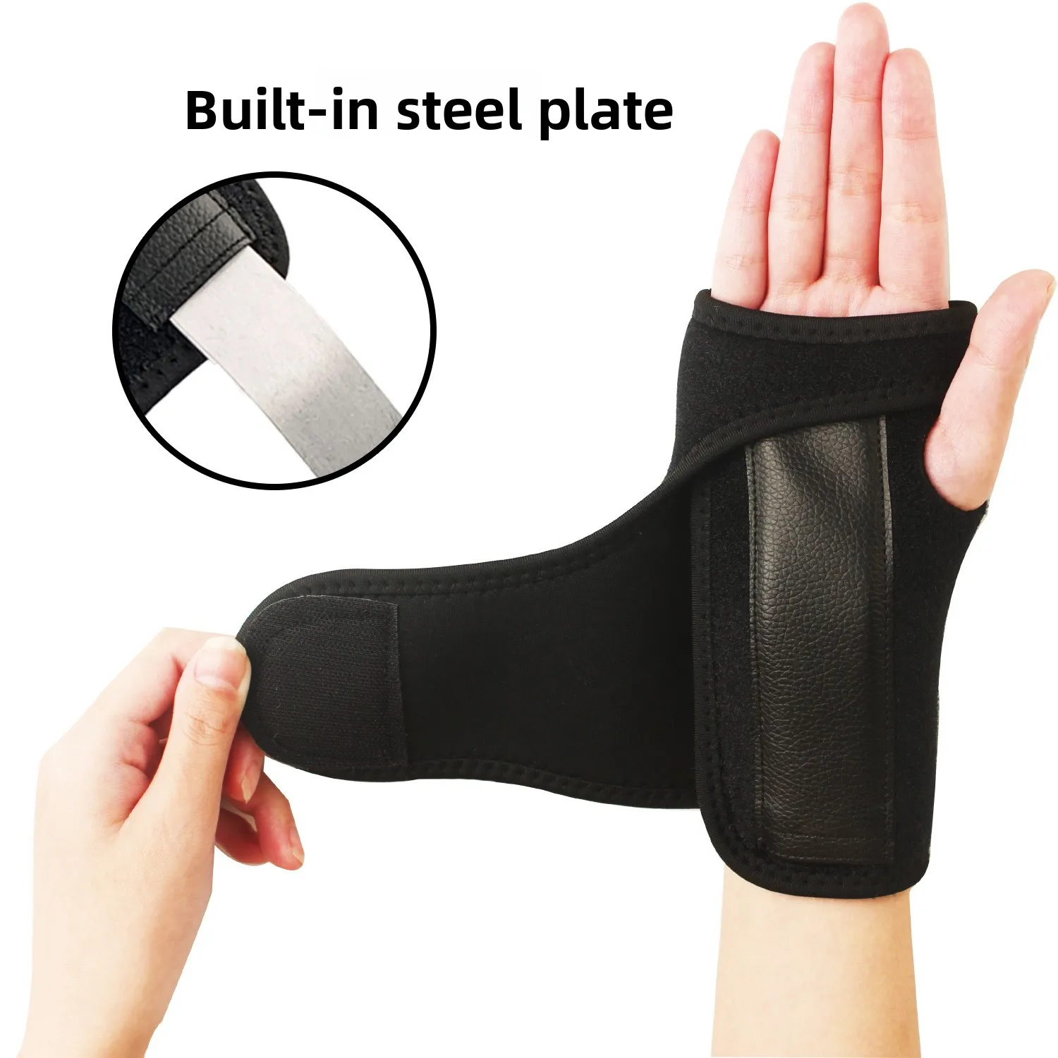 

Sports Steel Bracer Adult Breathable Removable Hand Fixation Protective Sports Protector