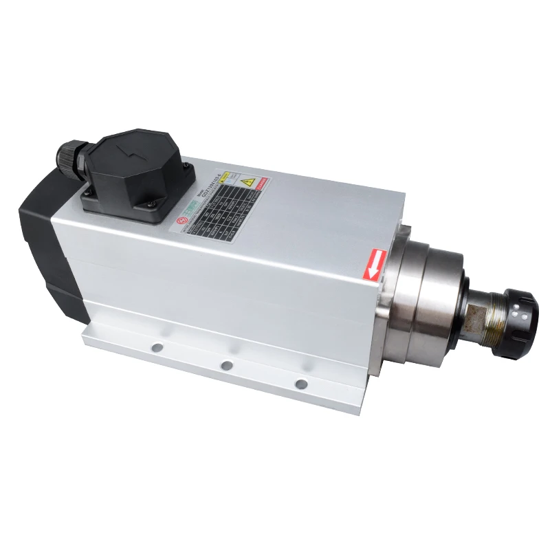120x103-6 Cnc Router Spindle 18000rpm 6kw Wood Router air Cooled Cnc Spindle Motor Machine Tool Spindle