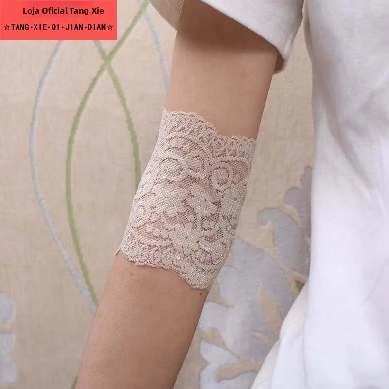 女性用夏用レーススリーブカバー-傷跡カバー-手首保護-腕保護-肘保護-大型腕保護-日焼け止め