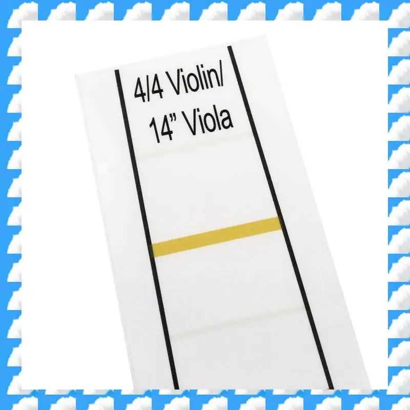 ONGE 4/4 Violin Fretboard Sticker Fingerboard Marker Fiddle Learn Note Chart Tape 4Pcs