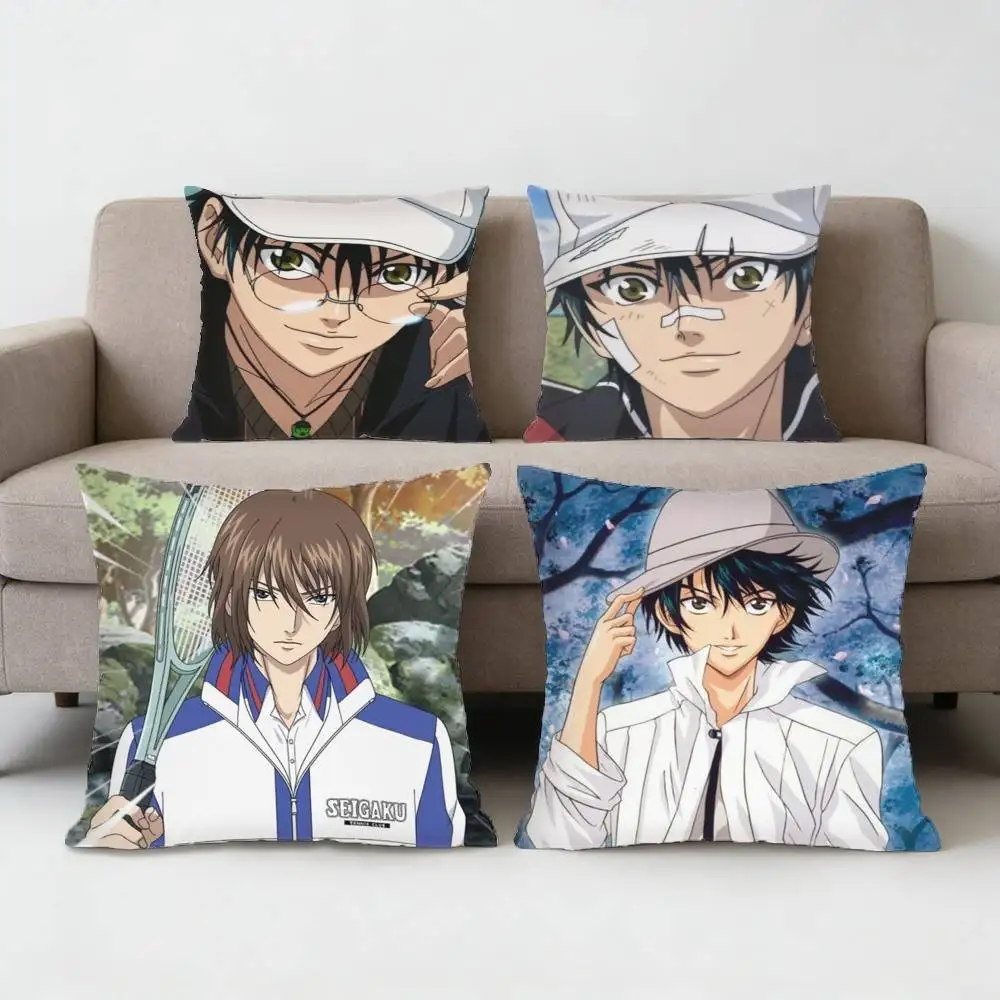 Prince of Tennis Pillow Case Sofa Living Room for Bedroom car Headboard Backrest Cushion Square Cushion Nap Time