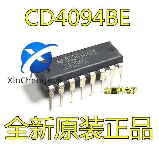 

30pcs original new CD4094 CD4094BE DIP16 shift register logic