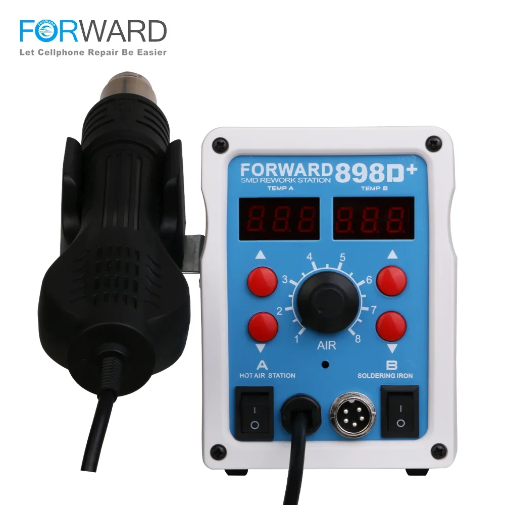 FORWARD 898D+ SMD Desoldering Stations With Hot Air For Repairing Mobile Phones Lead-free Soldering