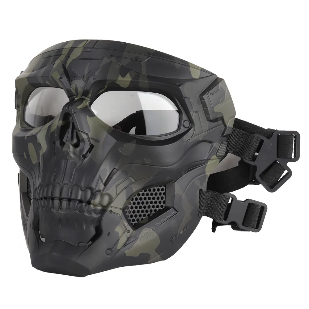 Máscara Airsoft Calavera – Protección Completa con Gafas - imagen 5