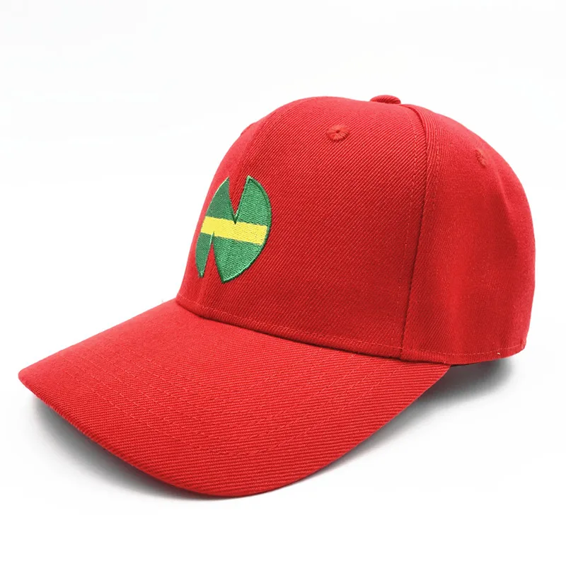 Gorra de béisbol del Anime capitán Tsubasa Wakabayashi Genzo, el mismo sombrero, Cosplay, bordado rojo, sombrero de sol, accesorios Unisex, utilería de regalo