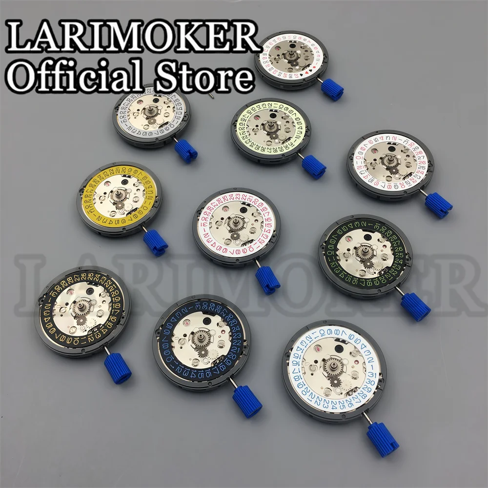 

LARIMOKER функция даты на 3 часа GMT NH34 автоматический механический механизм пластина даты высокая точность 24 камня