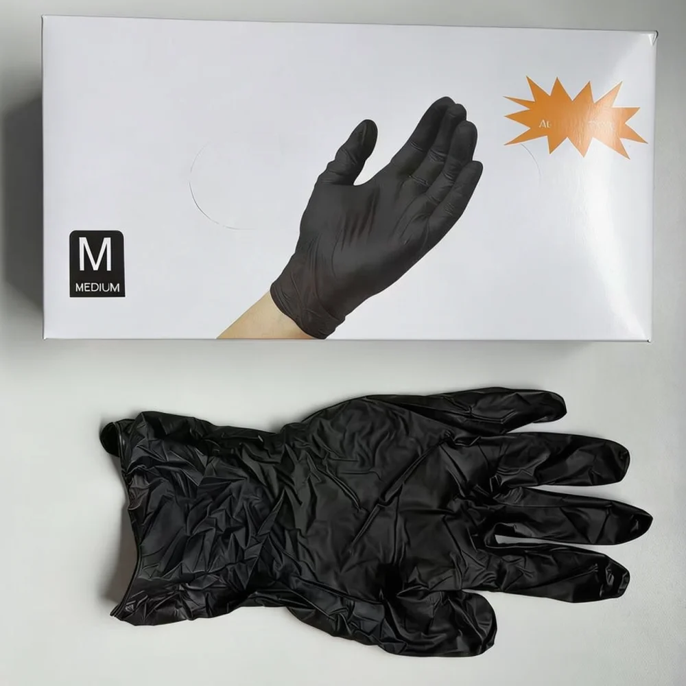 قفازات احترافية للاستخدام مرة  - مراجعة Exam Glove Nitrile وسعره