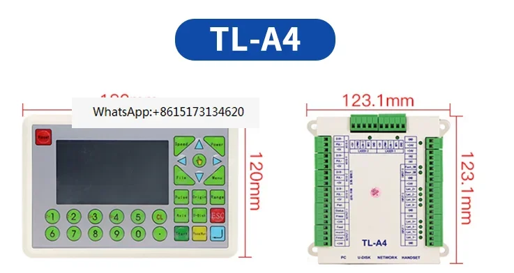 TL-A4 Co2 Laser Controller System For K40 Engraving Cutting Machine Control Card Replace Ruida Leetro Trocen