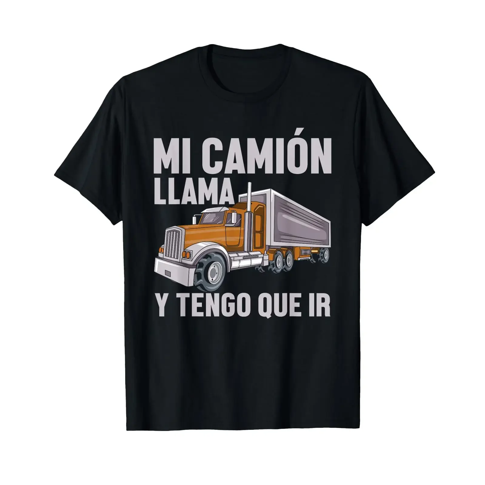 Funny My Truck Calls And I Got To Go Trucker Road T Shirt Black S vintage Washed Slightly Stretched graphic Soft homme Stylish