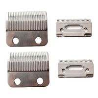 A35R 2 Sets Professional Adjustable Clippers Blades Carbon Steel Hair Clipper Replacement Blade for Wahl 8148 Magic Clipper