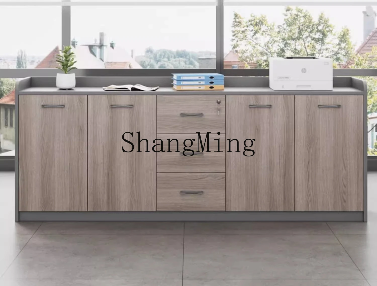 FG household high value office tea cabinet floor low cabinet partition desk storage locker