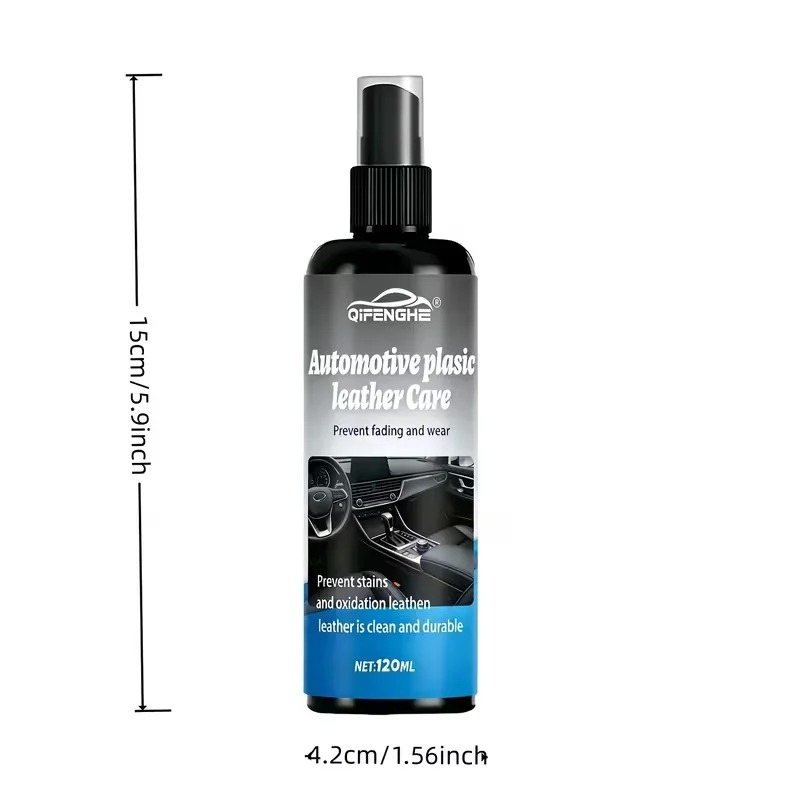 Automotive Plastic & Leather Care Spray - Interior Restorer & Protector for Car Seats, Dashboards & Trim