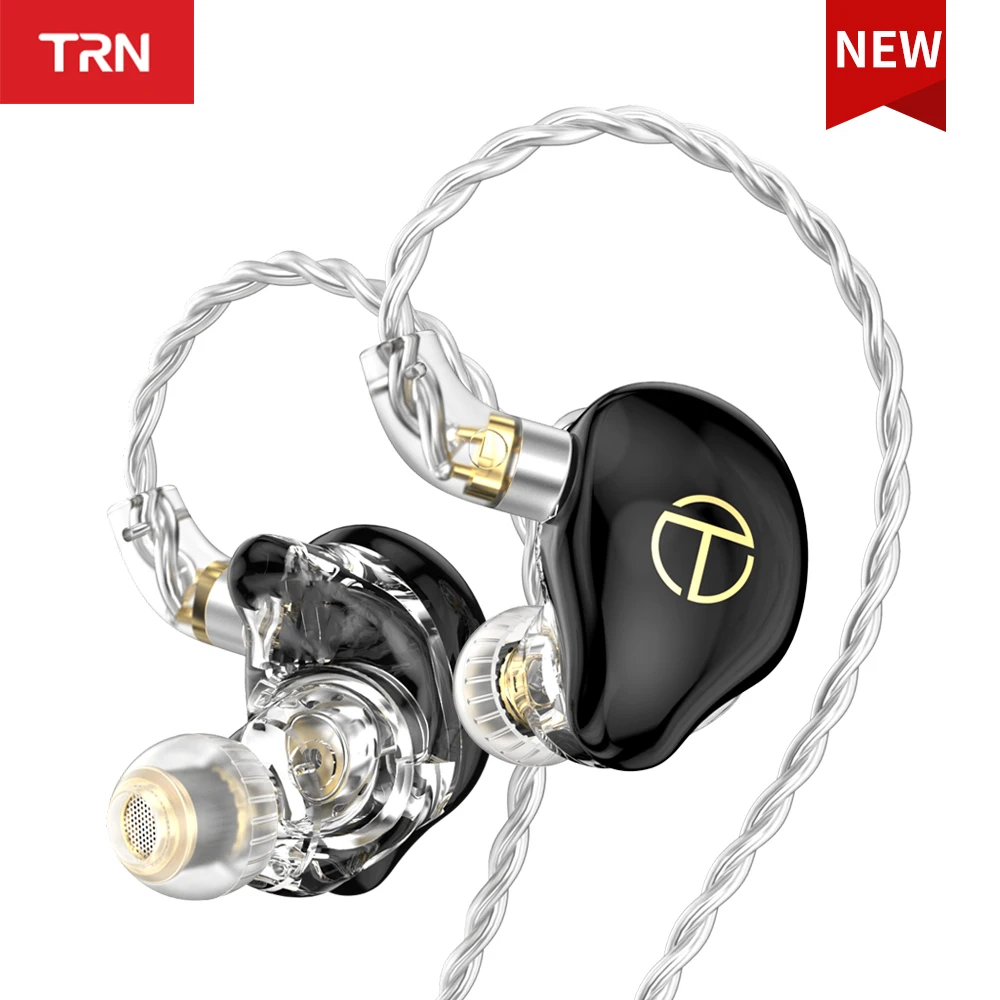 TRN ST7 2DD+5BA Hybrid Dynamic Earphones Earbud HIFI Sport Noise Cancelling Headsets TRN Flagship Store Fast shipping