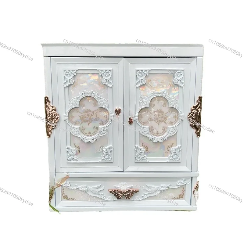 Elegant Midsummer Night Storage Box Shell Pearl Cupid Jewelry Case Strawberry Style Gift Box for Party Holiday Decoration