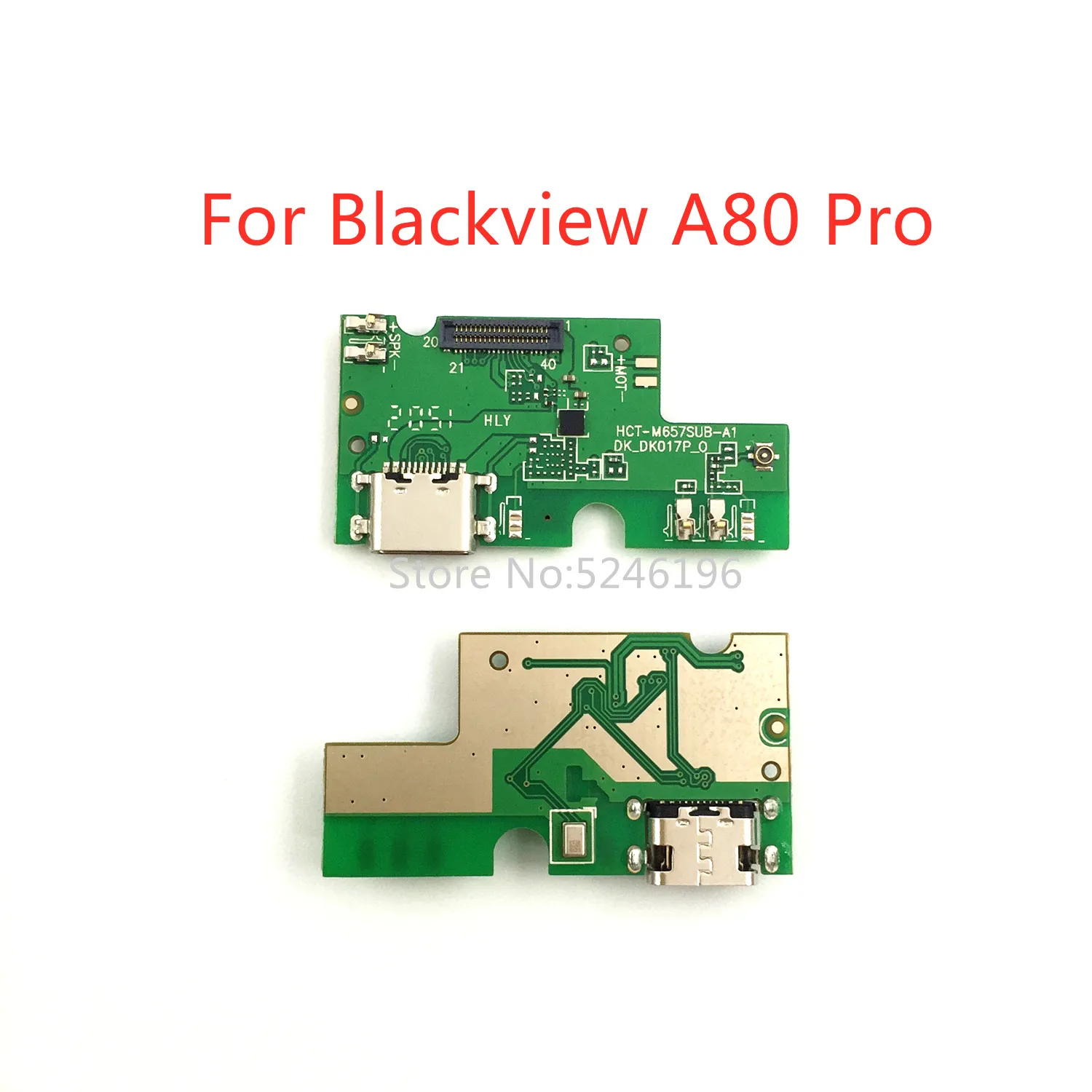 Flex PCB Scheda Di Ricarica Per Blackview A80 Pro – Connettore Micro USB Con Porta E Microfono