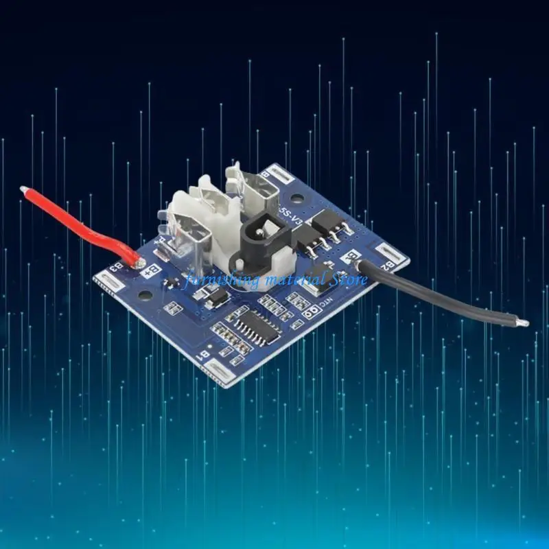 

Y5GD Lithium Batteries Pack Cell Module 21V Lithium Battery Charging Protective Board Power Circuit Board Replacement