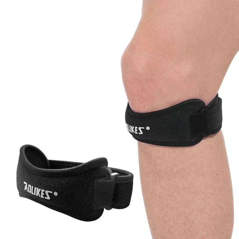 AOLIKES 2PCS Knee Braces for Knee Pain, Knee Support Strap,Adjustable Patellar Tendon Stabilizer Band for Basketball