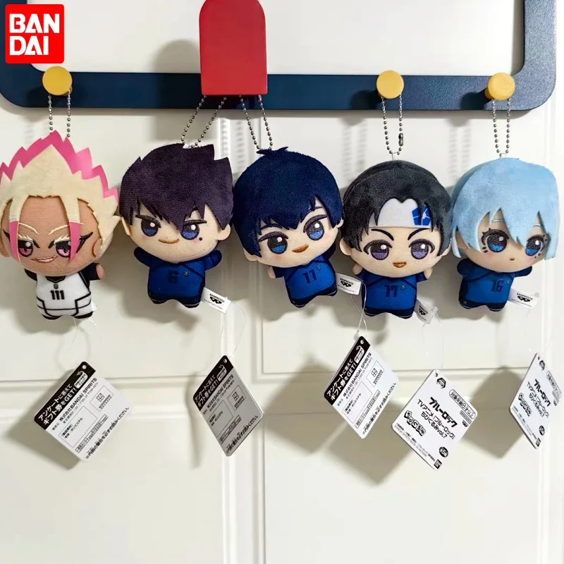 Anime Blue Lock Hiori You Isagi Yoichi Cosplay Plush Doll Fluffy Maumet Pendant Puppet Keychain Keyring Charm Custom Gifts Toys