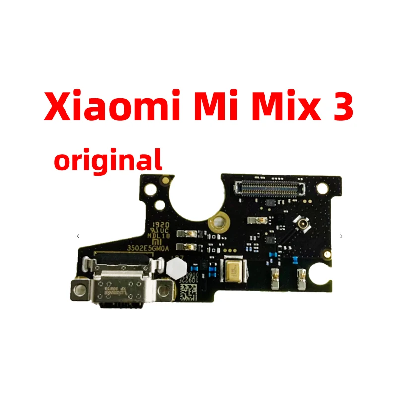 Original For xiaomi Mi mix 3 Dock Connector USB Charger Charging Port Flex Cable Board Replacement