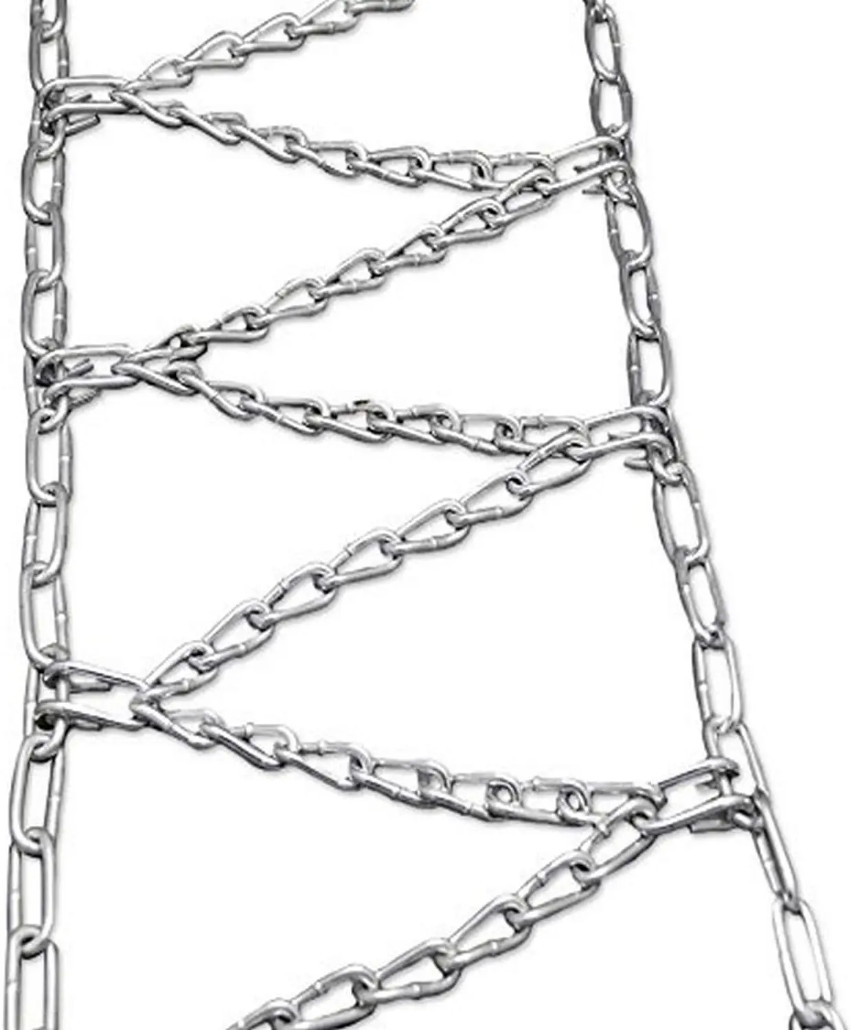 16-Inch x 4.8-Inch Snow Thrower Tire Chains for Enhanced Traction in Winter Weather