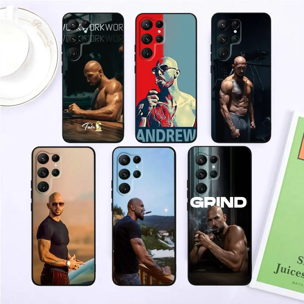 

A-Andrew T-Tate Phone Case For Samsung S25,S24,S23,22,21,Ultra,Pro,S10,S30Plus,20lite Black Cover