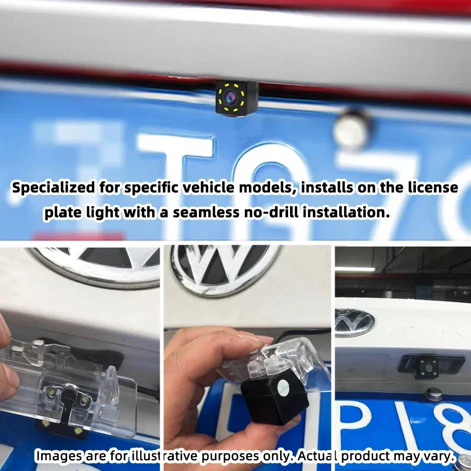 QXNY HD كاميرا احتياطية عكس لوحة ترخيص ضوء لرينو فلوينس اسبيس ميجان 3 داسيا لوجان 2 رمز سيدان جراند سينيك