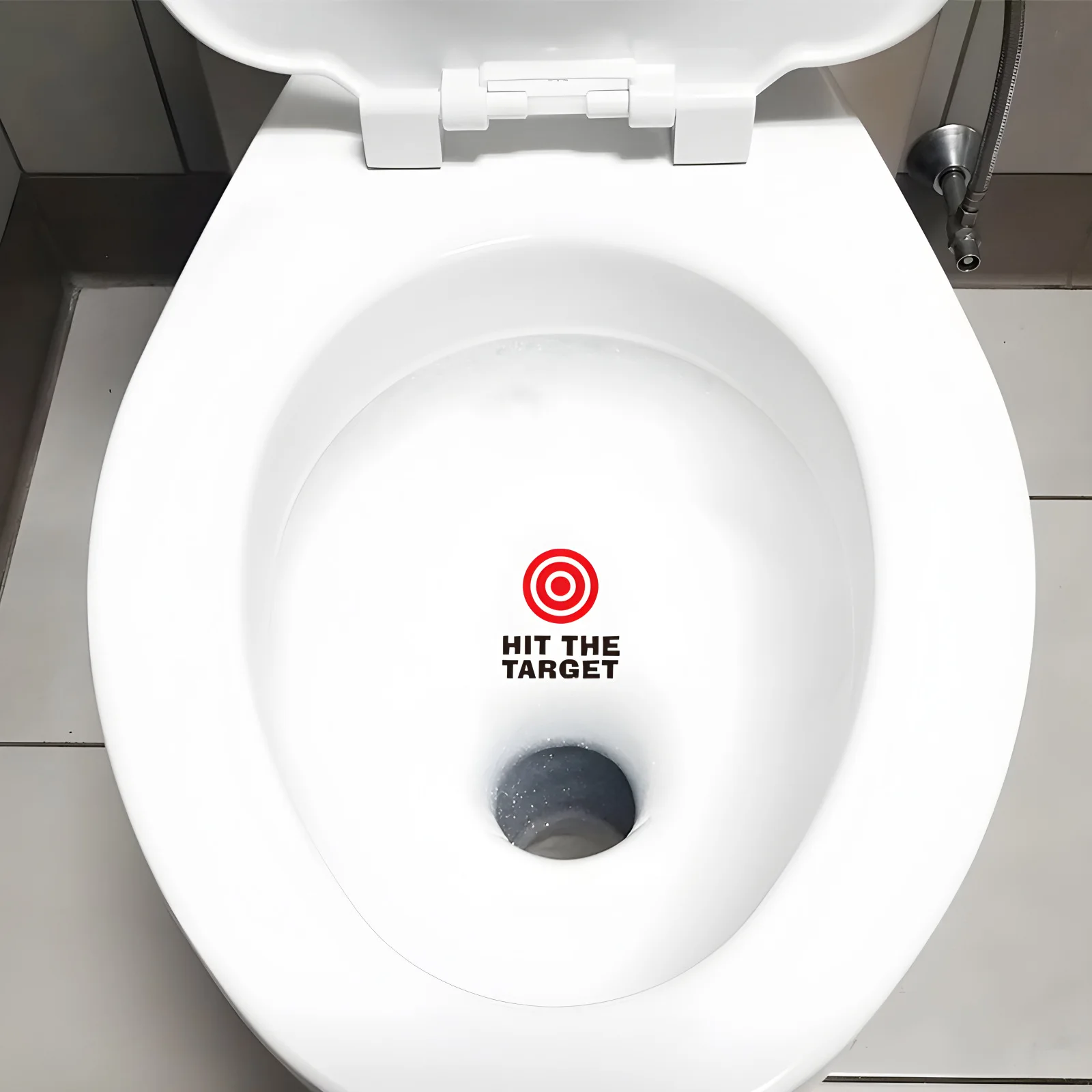 Toilet Sticker Potty Training Targets Removable Bullseye Target Aiming Decal Wall Vinyl Posters for Home Bathroom Decorationv