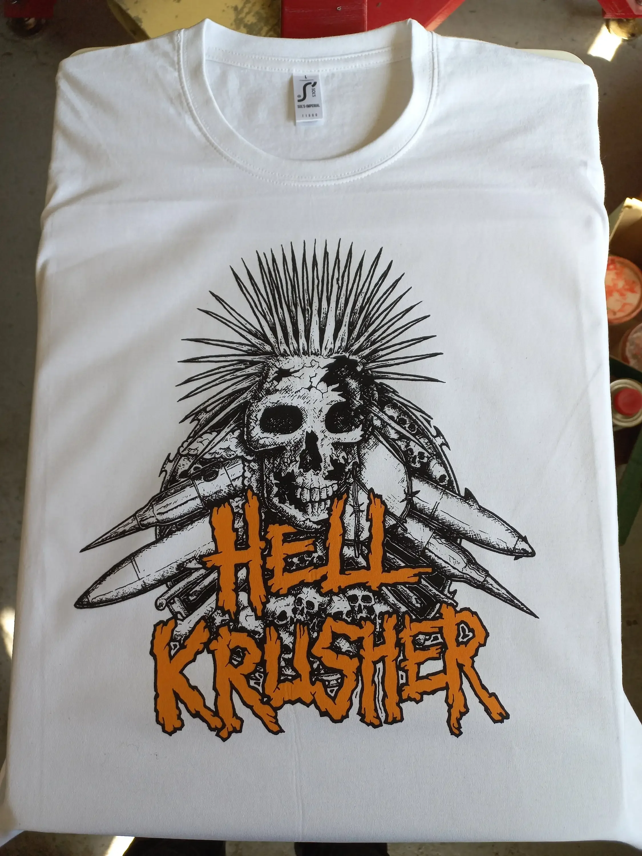 Hellkrusher Crust D Beat Merch Punk T Shirt Prints