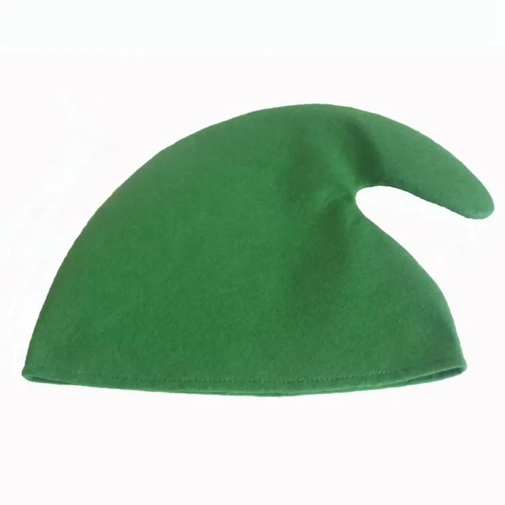 Creative Multi-Color Christmas Elf Hat Non-woven Dwarf Color Hat Elves Christmas Hat Show Performance