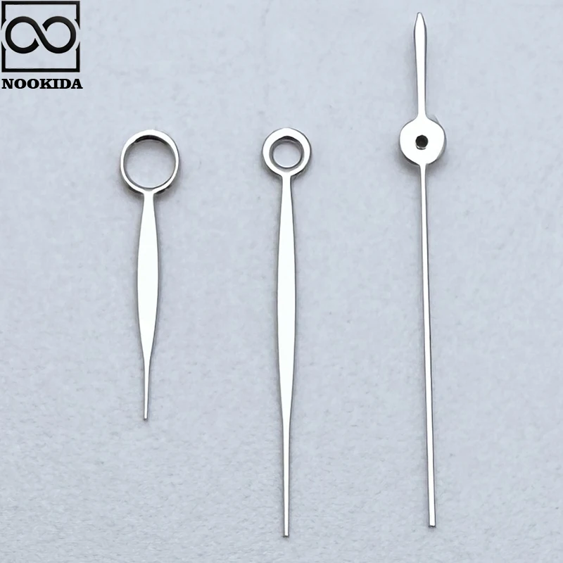 

NOOKIDA New Silver Simple Polished Hands for Japan NH35/NH36/4R/7S Automatic Movement Mechanical Watch Accessories