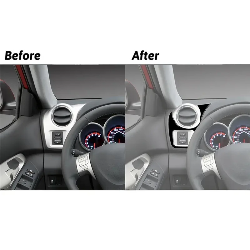ABS Piano Black Various Parts Stickers For Toyota Matrix 2009-2014 For Toyota Pontiac Vibe 2009-2010 Car Interior Accessories