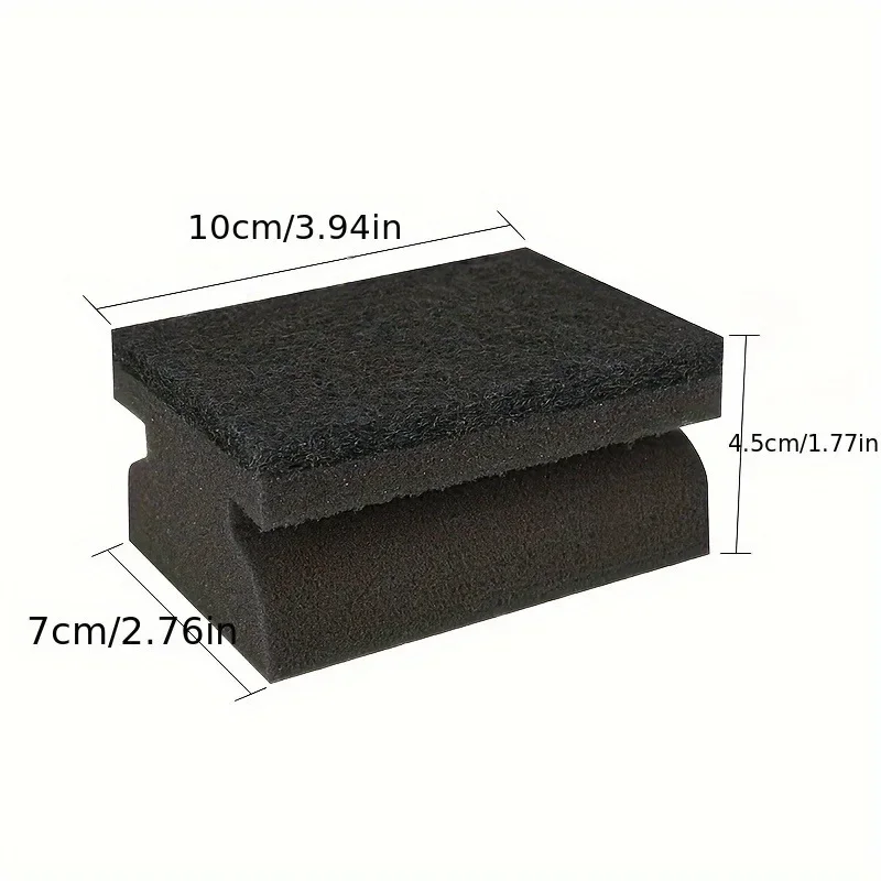 12pcs Black Kitchen Workman Sponge Cleaning, Enhanced Thick Design, Durable, Highly Absorbent, Strong Cleaning Tool