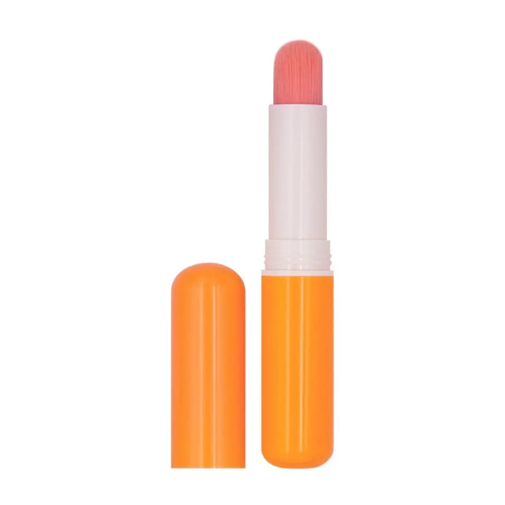 Einziehbare Lippen bürste tragbare Kunstfaser Silikon Lip gloss Pinsel weichen Kunststoff Lippenstift Make-up Pinsel Frauen