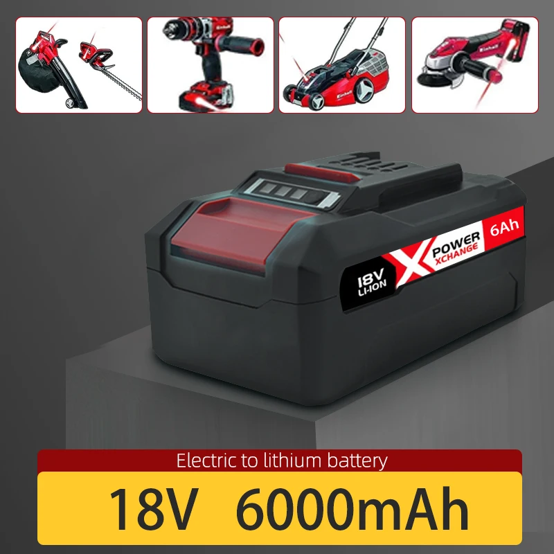 

Wireless power tool X-Change 18V rechargeable lithium-ion battery pack, 5Ah, 6AH suitable for Einhell, suitable for 4511481