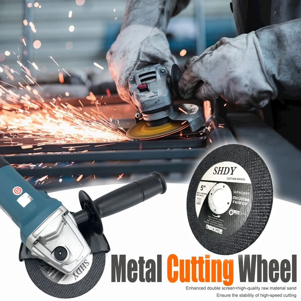 100/125 มม.เครื่องบดมุมบดล้อสําหรับโลหะเหล็กตัด Shaping และขัดอเนกประสงค์ตัดเครื่องมือ