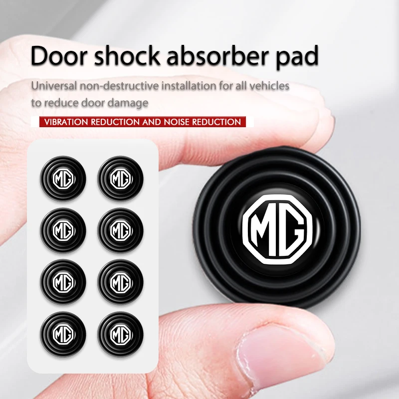 4/8pcs Car Door Shockproof Anti-Noise Silicone Shock Cushion For MG Cyberster 3 5 6 7 ZS ES5 ONE HS 4 EV