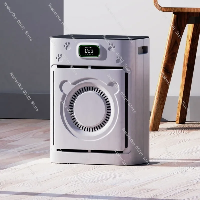 Household pet air purifier - adsorbs hair, disinfects and sterilizes viruses, removes allergens and odors