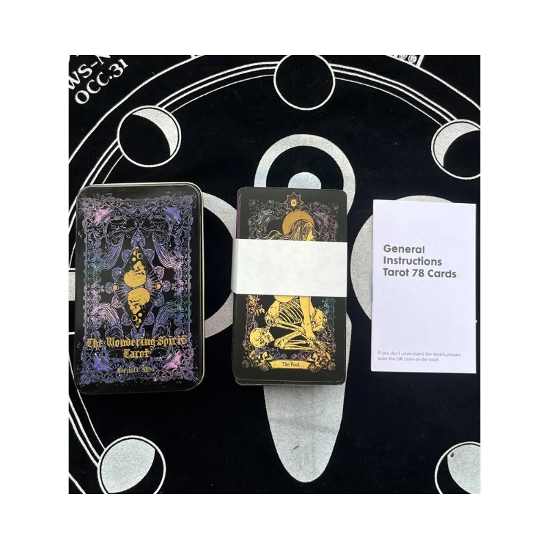 The Wandering Spirit Tarot Card Beautiful Wandering Mind Tarot Skull And Less