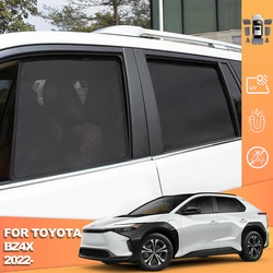 For Toyota BZ4X 2022 2023 2024 Magnetic Car Sunshade Shield Front Windshield Curtain Rear Side Baby Window Sun Shades Visor