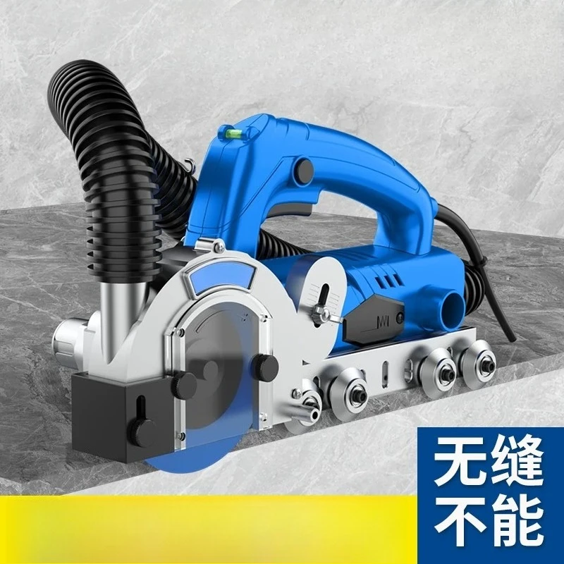 Heavy Duty Electric Tile Gap Cleaner, Groove Cutting Tool for Grout Removal, Contractor Grade Floor Scraper
