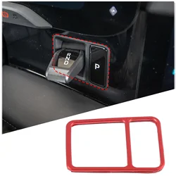 For Porsche Taycan 2020-2024 2025 2026 Shifter Gear Selector Shift Dash Knob Park Switch Cover Trim Decorative Frame Accessories