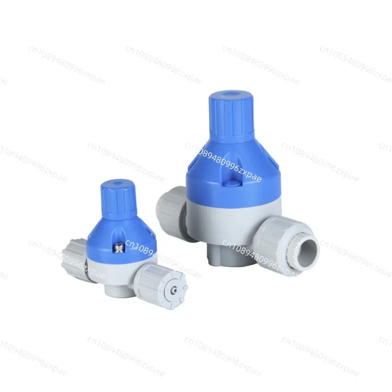Metering Pump Back Pressure Valve PP Material Corrosion Resistant Anti Siphon Fluid Pipeline Fitting