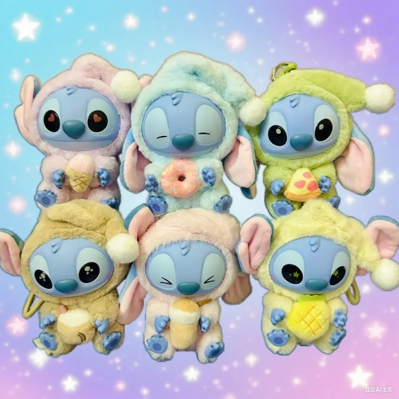 

Виниловая глухая коробка Disney Stitch Eat sometime перед сном, милые плюшевые кулоны, куклы, настольные загадочные игрушки, коллекционные подарки на день рождения