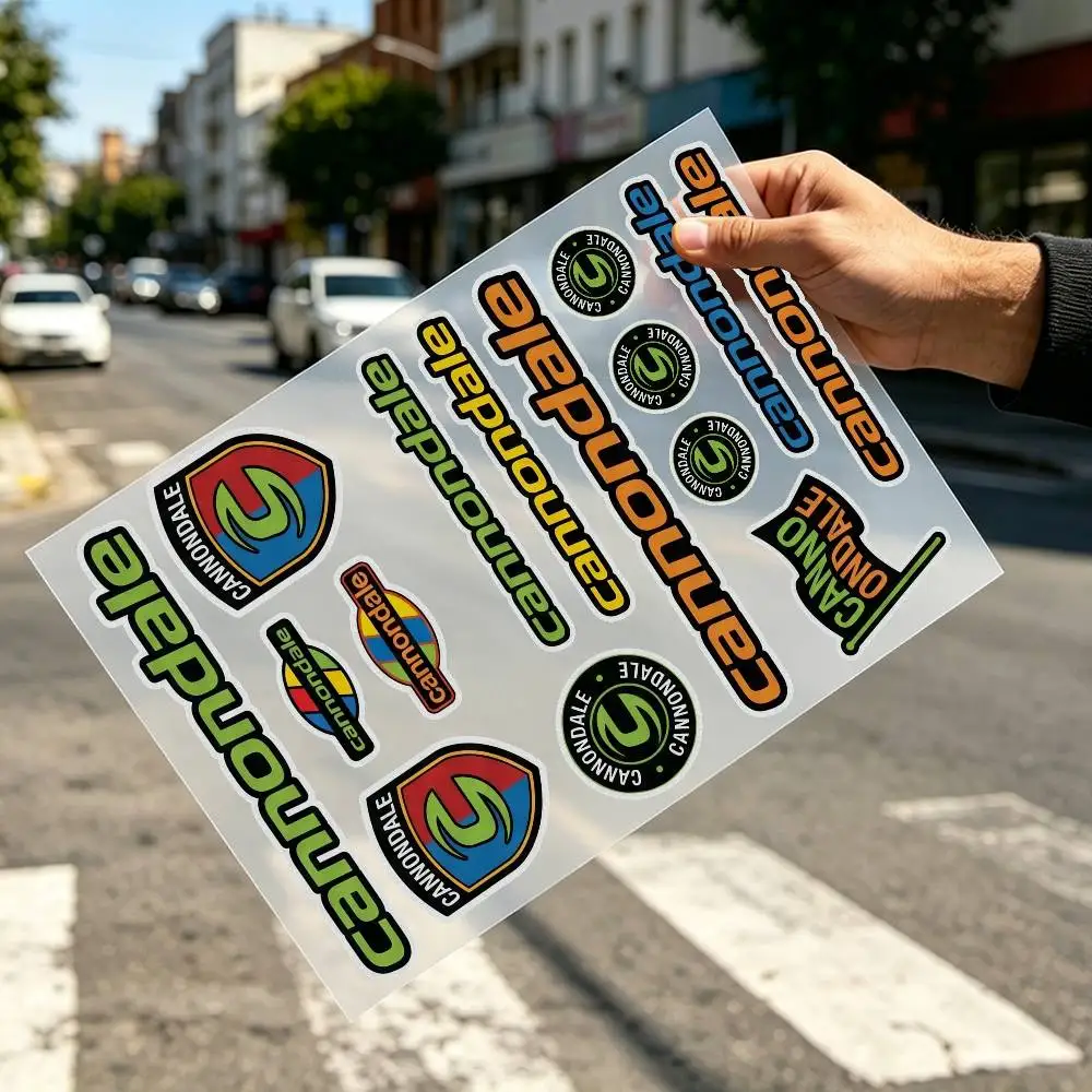 

For Cannondale Helmet Reflective Sticker Set Safety Decal for Motorcycle Bike Car High Intensity Glow New Arrival
