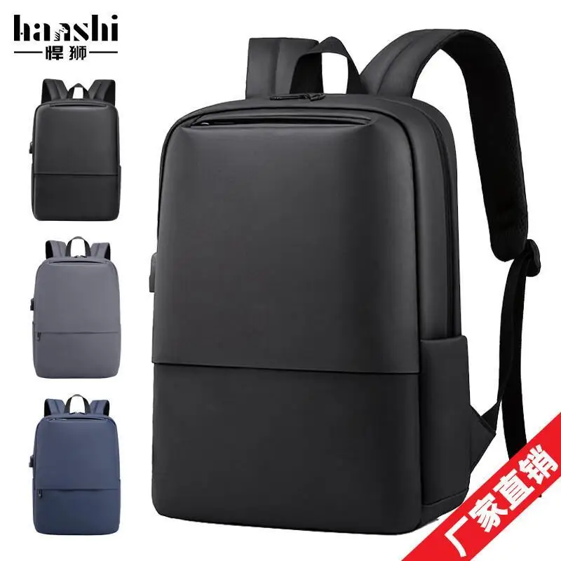 أزياء الأعمال الكمبيوتر الجديدة عارضة الجلود سعة كبيرة متعددة الوظائف على ظهره للماء حقيبة الأمتعة مقاومة للاهتراء #1